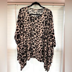 Cheetah Poncho